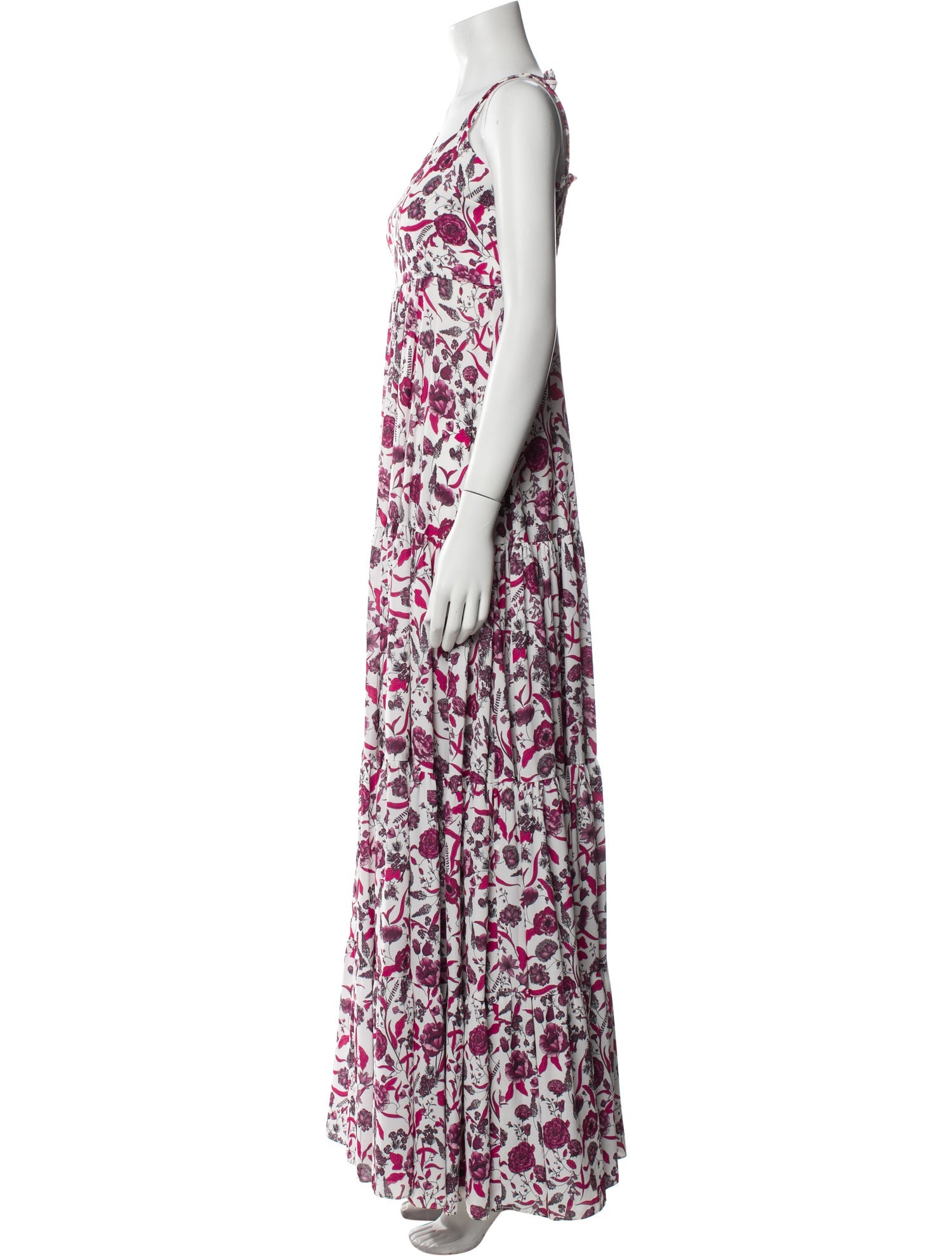 Alexis Floral Print Long Dress
